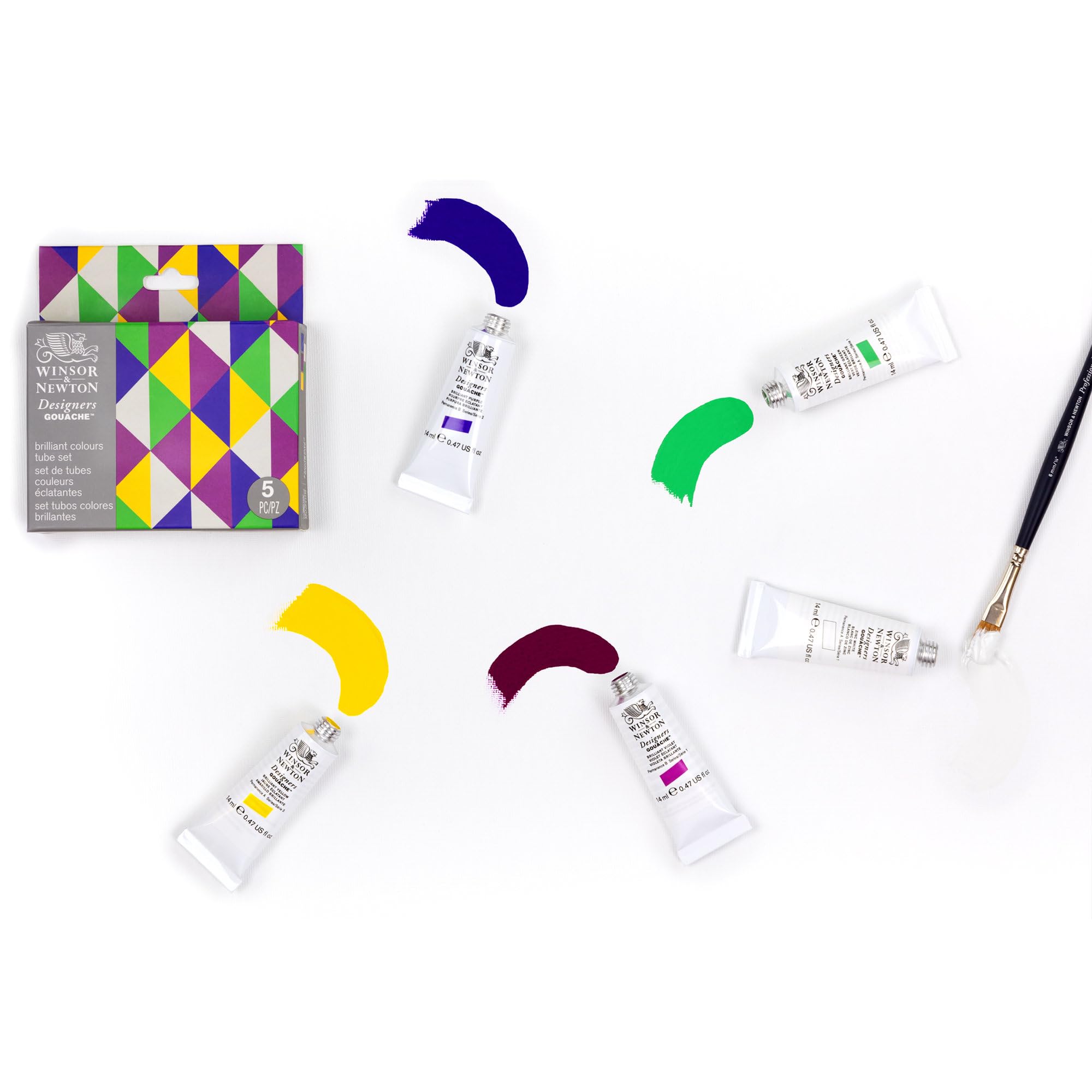 Designers Gouache Brilliant Set, 5 x 14 ml