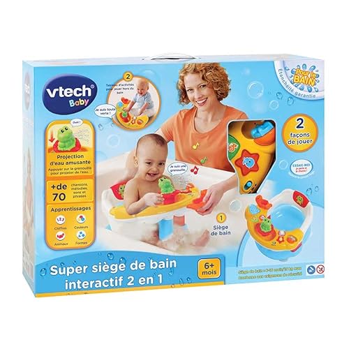 VTech Super Siege 2 en 1 Baby Premier Age Jouet DE Bain 80 515405 Version FR - vue 7