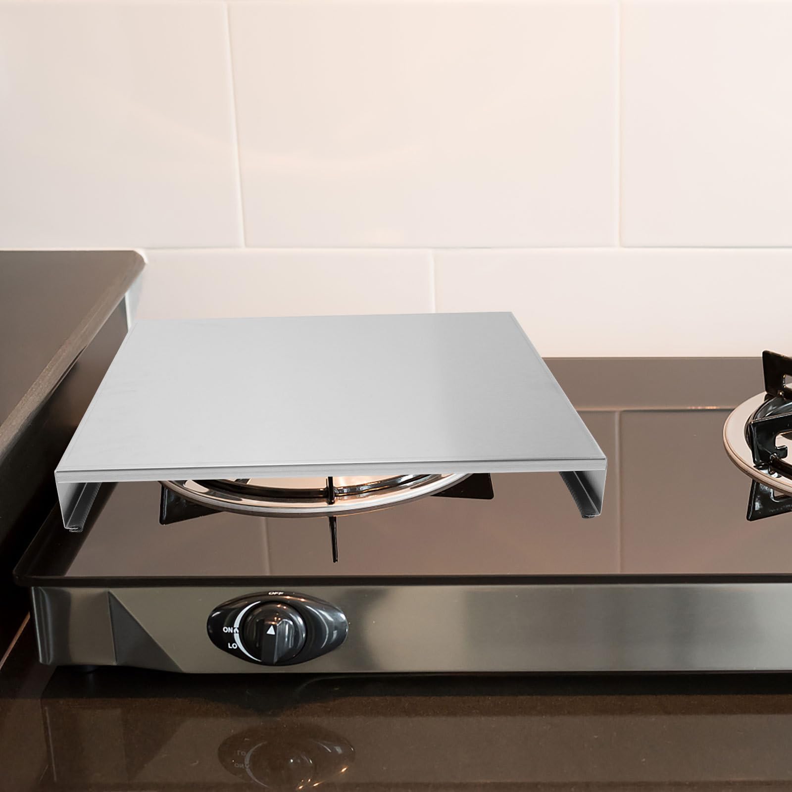 Veemoon Soporte Inoxidable en para Cocina Almacenamiento de Inducción Diseño de Estante Resistente Estructura de Acero y Uso Mesa