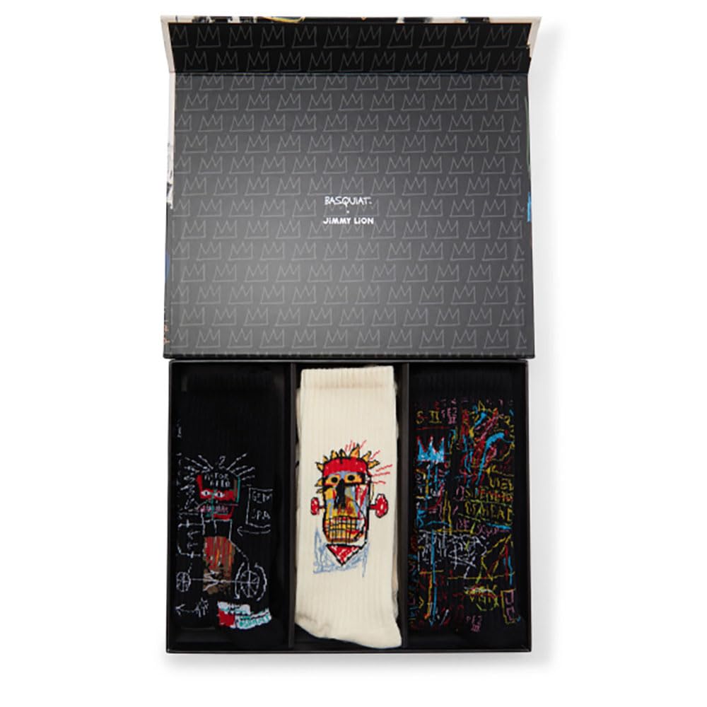 Jimmy Lion Athletic Basquiat II Crew Socks 3 paia EU 41-46