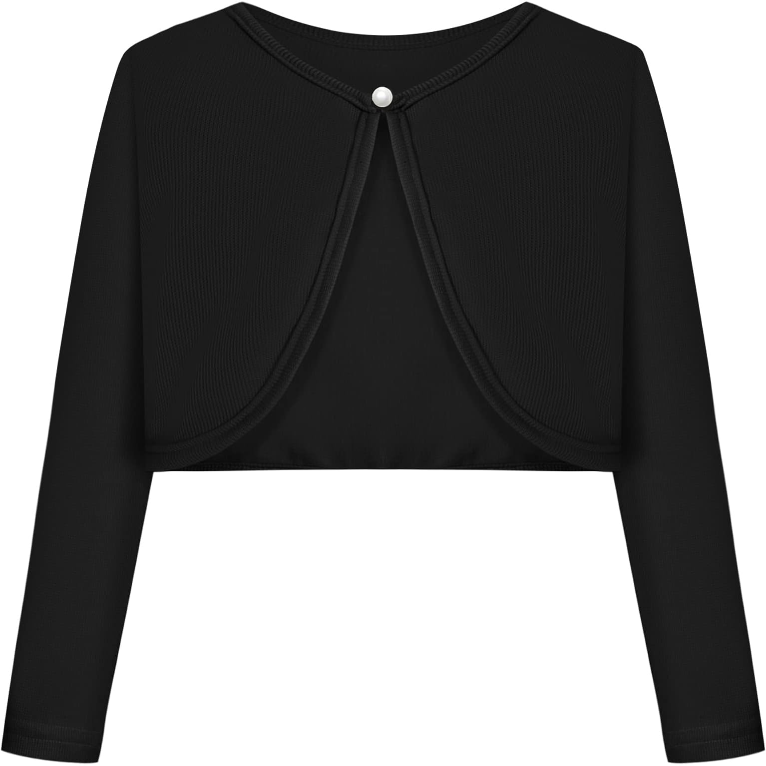 Bonny Billy Girls' Long Sleeve Knit Bolero Cardigans Jacket Cover Up Sweater