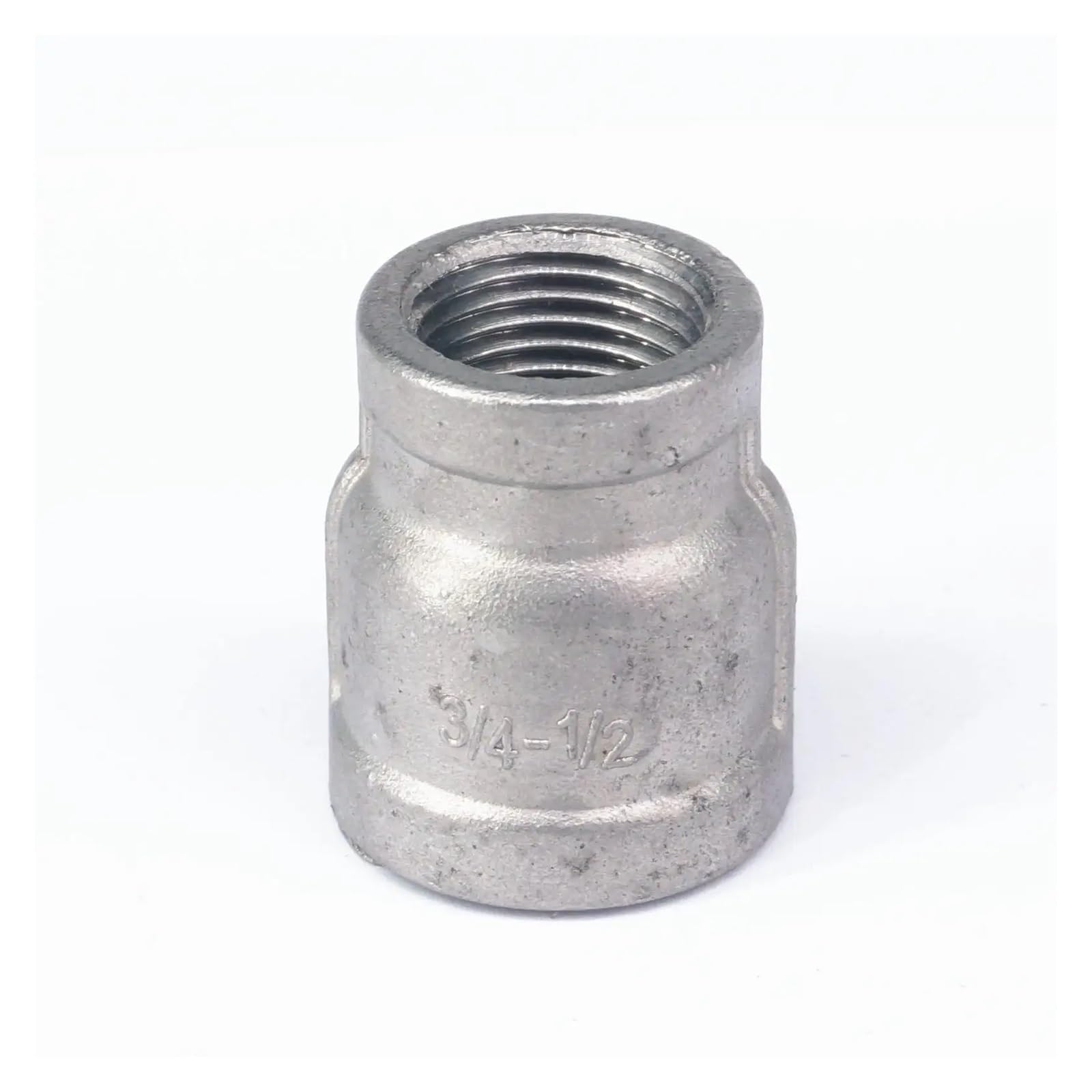 ICXLPMC 1/2" Female to 1/4" Female Thread Reducer 304 Stainless Steel Pipe Fitting Connector Adpater ICXLPMC