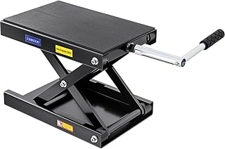1200 LBS Motorcycle Jack, Motorcycle Lift Stand for Dirt Bike ATV,Scissor Jack with Crank Handle and Breaker Bar