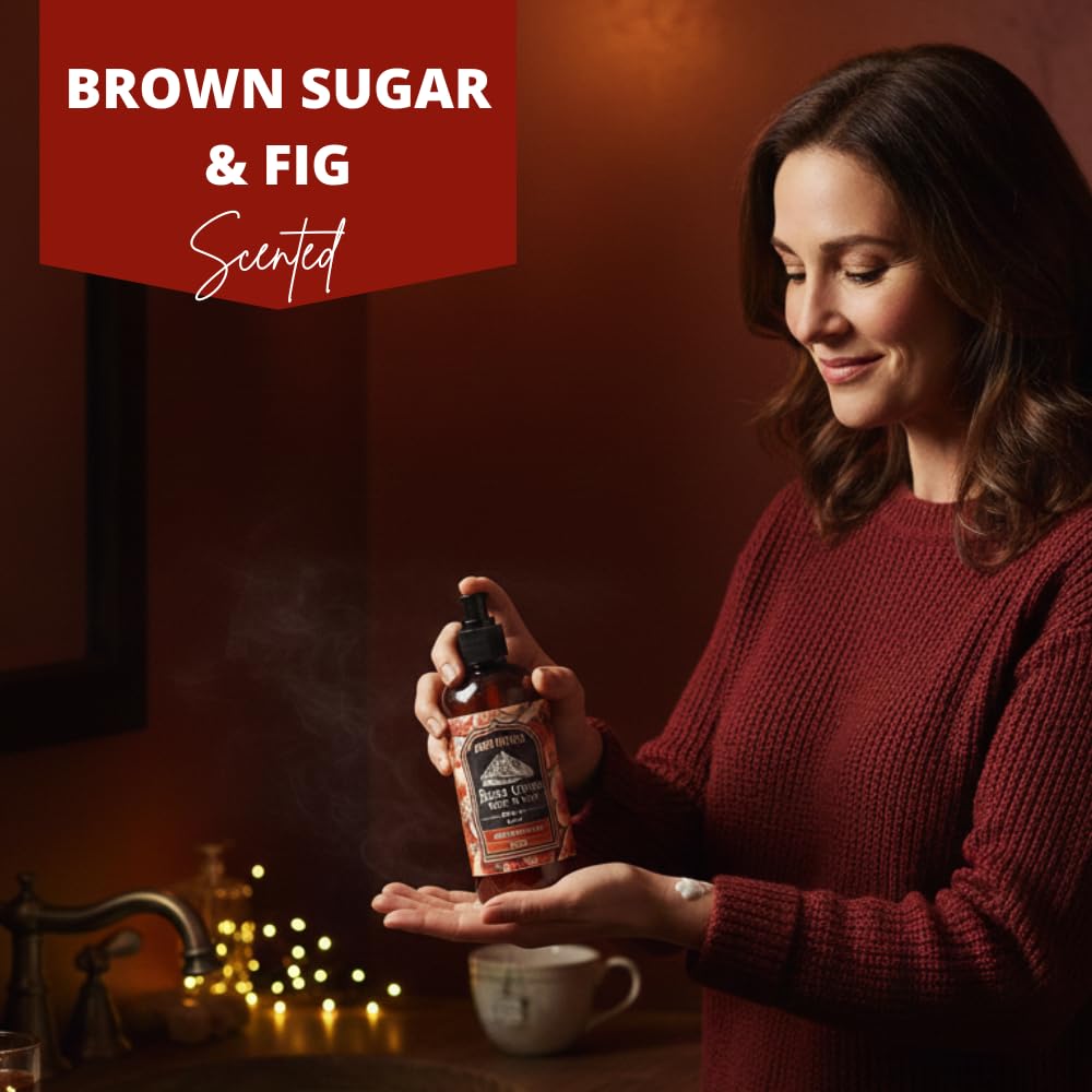 Black Canyon Brown Sugar & Fig Scented Body Lotion with Lanolin and Jojoba Oil, 12 Oz - Image 7