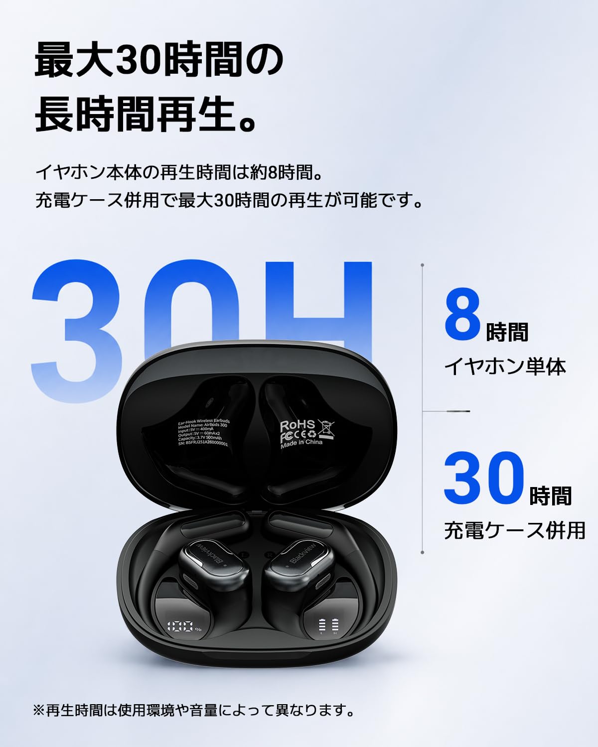 Amazon.co.jp: Blackview（ブラックビュー）AirBuds 300 オープン