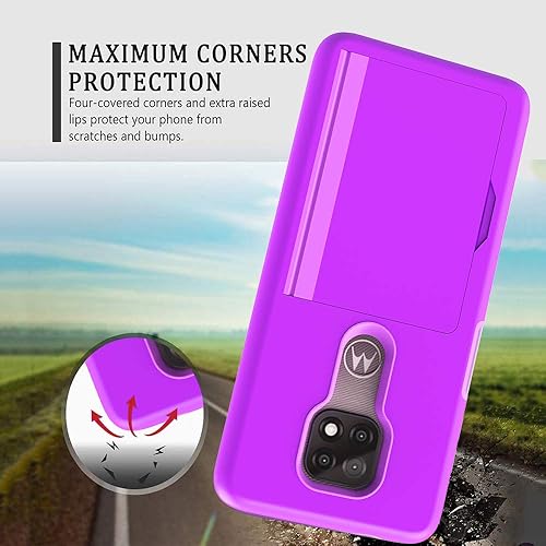 Miniatura 5 de Moto G Power 2021 Edition - Funda protectora híbrida de silicona para Motorola Moto G Power 2021 Edition - Gris