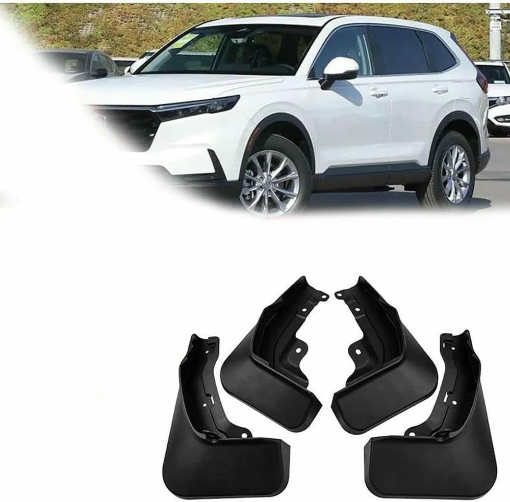 4 Pcs Splash Guards Wheel Mudflaps for CRV CR-V RS 2023 2024 Car Front Rear Rubber Splash Guards
