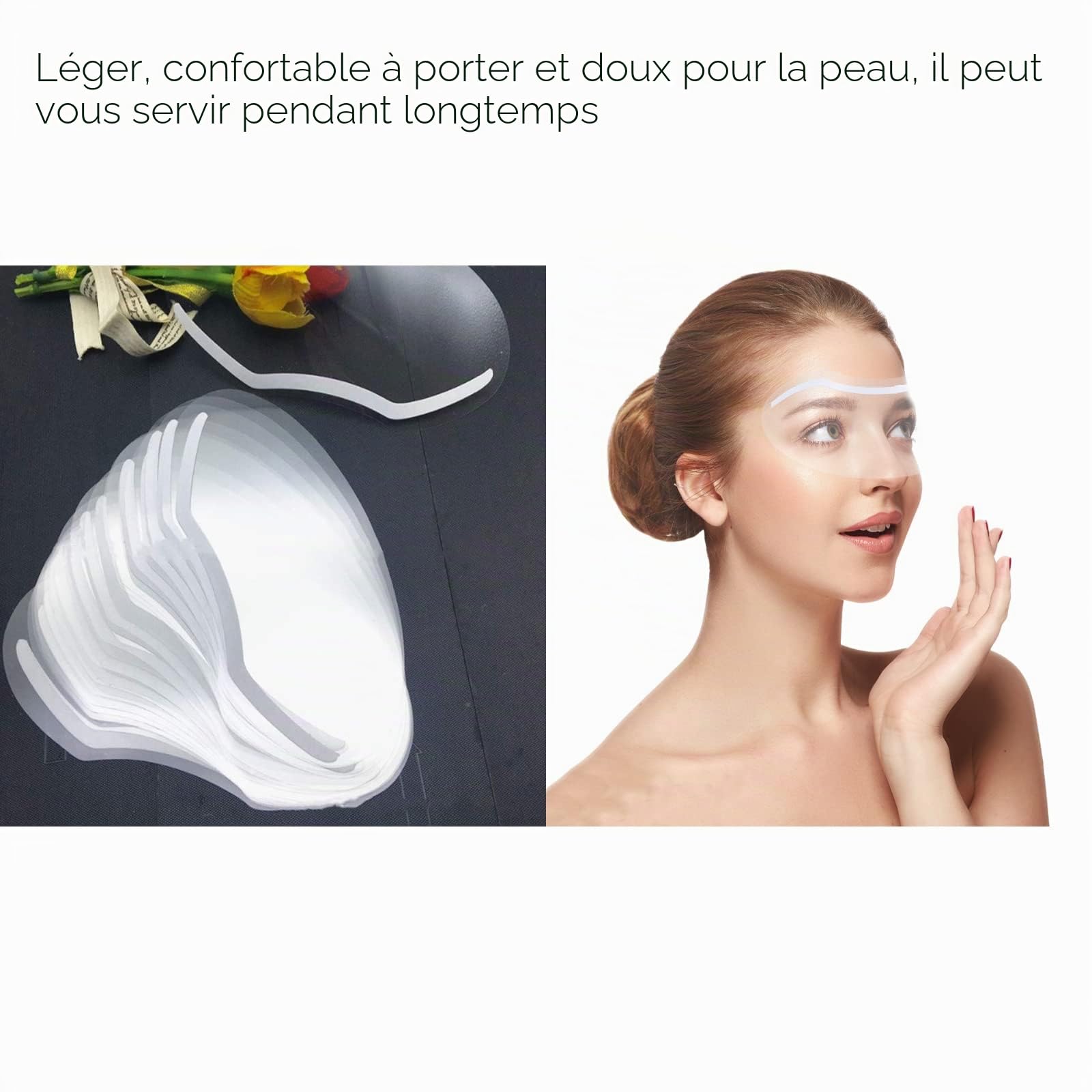 Lot de 10 protections pour yeux après chirurgie de cataracte, protection des yeux en plastique transparent, protection du visage et de la douche, protection des sourcils, protection des cils
