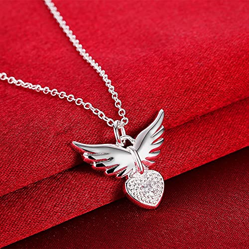 Collier à coeur, chaîne de pendentif symbole d'amour éternel