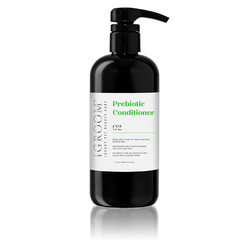 Condicionador Prebiótico para Cães iGroom para Desembaraçar e Hidratar 480 mL