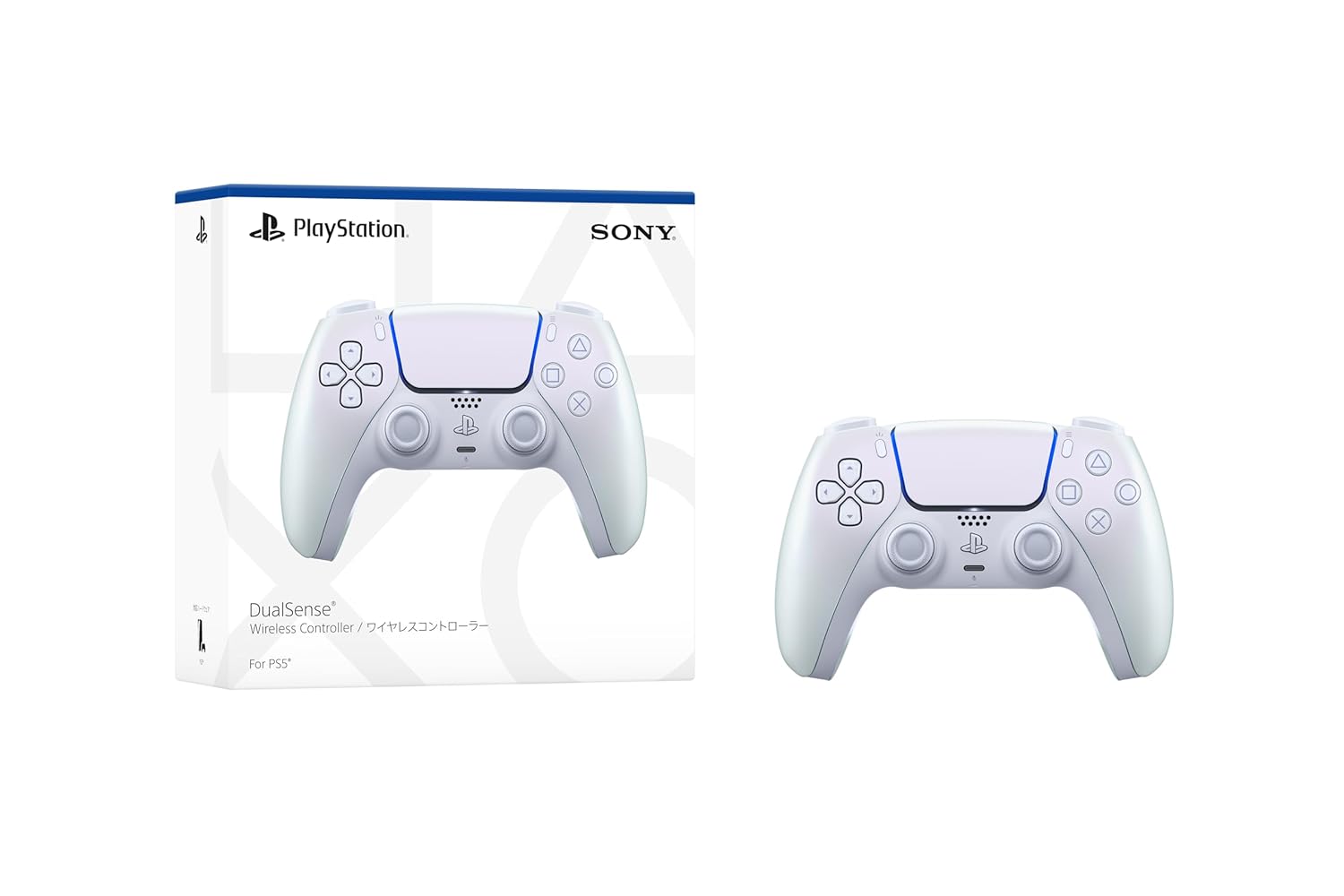 PlayStation DualSense™ Wireless Controller – Chroma Pearl - For PS5, PC, MAC & Mobile - Image 6