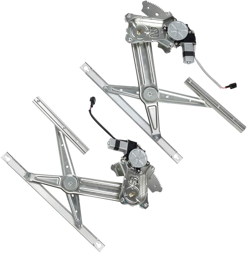 FINDAUTO 748-560 Rear Left Driver Side and Rear Right Passenger Side Window Regulator fit for 02-08 for Dodge for Ram 1500,03-09 for Dodge for Ram 2500 Window Regulator and Motor Assembly with Motor