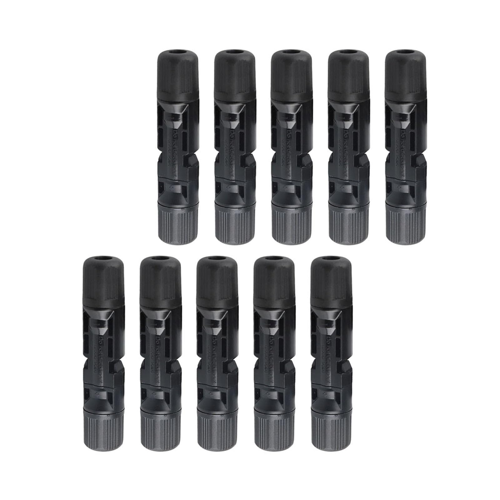 Msioytog Multicolor 10Pieces Sturdy Copper Solar Connectors For Roof Installations And Solars Systems Ip67 Waterproof Designs Daily Use Solar Connectors
