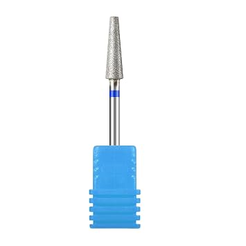 Professional 3/32" Shank Size Cone Shape Carbide Bit Nail Cuticle Drill Bit for Manicure Pedicure Tools Medium