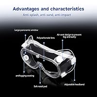 Vista 7 de SHANPIN Protectores de ojos para la cara de la ducha de pestañas, protector de cejas y pestañas ajustables, protectores de gafas de ducha