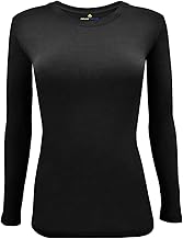 Natural Uniforms Women's Under Scrub Tee Crew Neck Long Sleeve T-Shirt