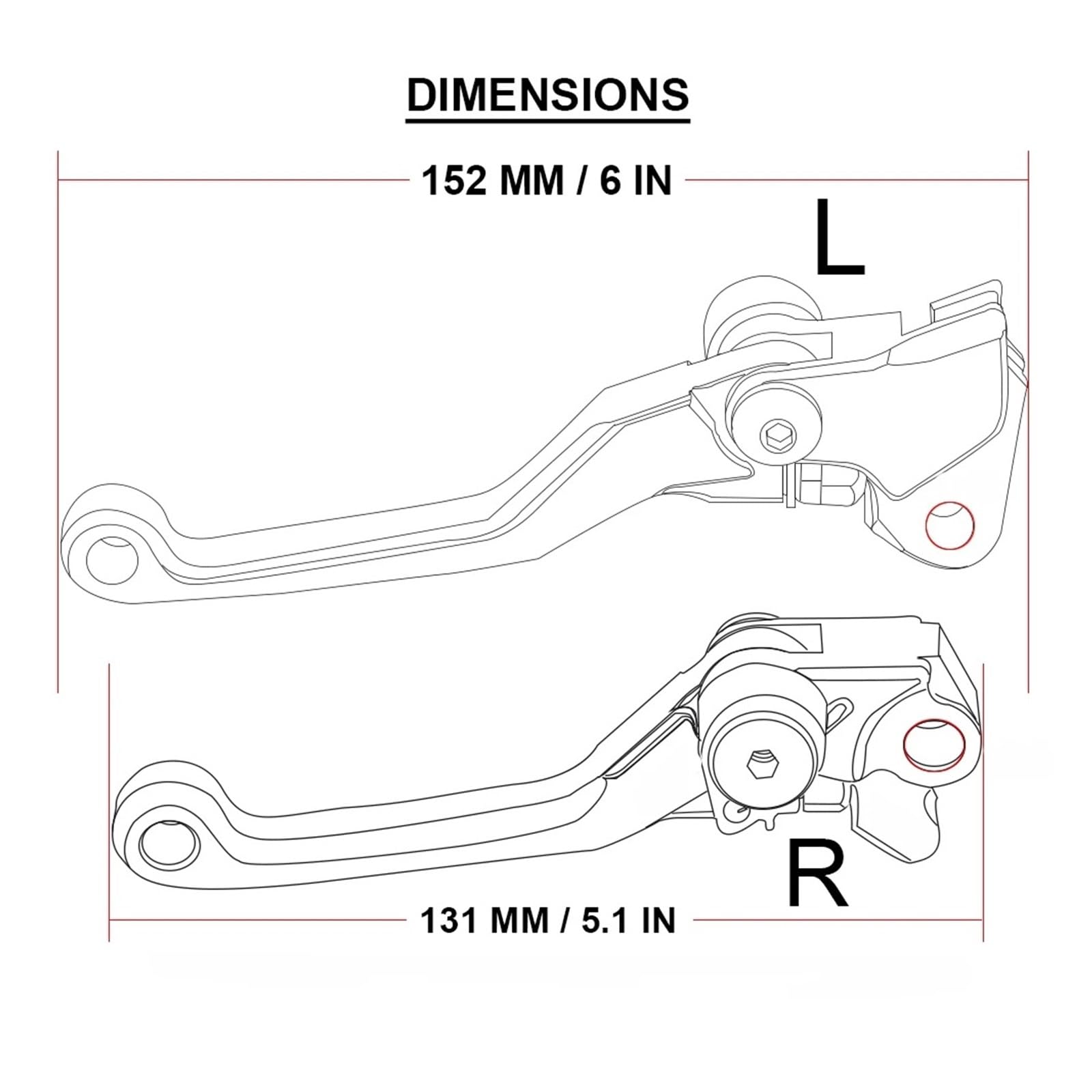 Moto Freno Frizione Master Leve Freno Frizione Pivot Per Moto Da Cross Per YZF 250 426 E 450 YZ250F YZ426F YZ450F 2019 2018 2017 2016