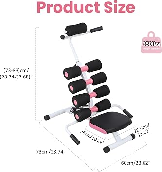 Mini Inversion Table for Back Extension & Spine Decompression, Portable Back Stretcher Machine, 350lbs Capacity, Adjustable Backs Support Bench for Home Use – Inversion Chair & Stretcher