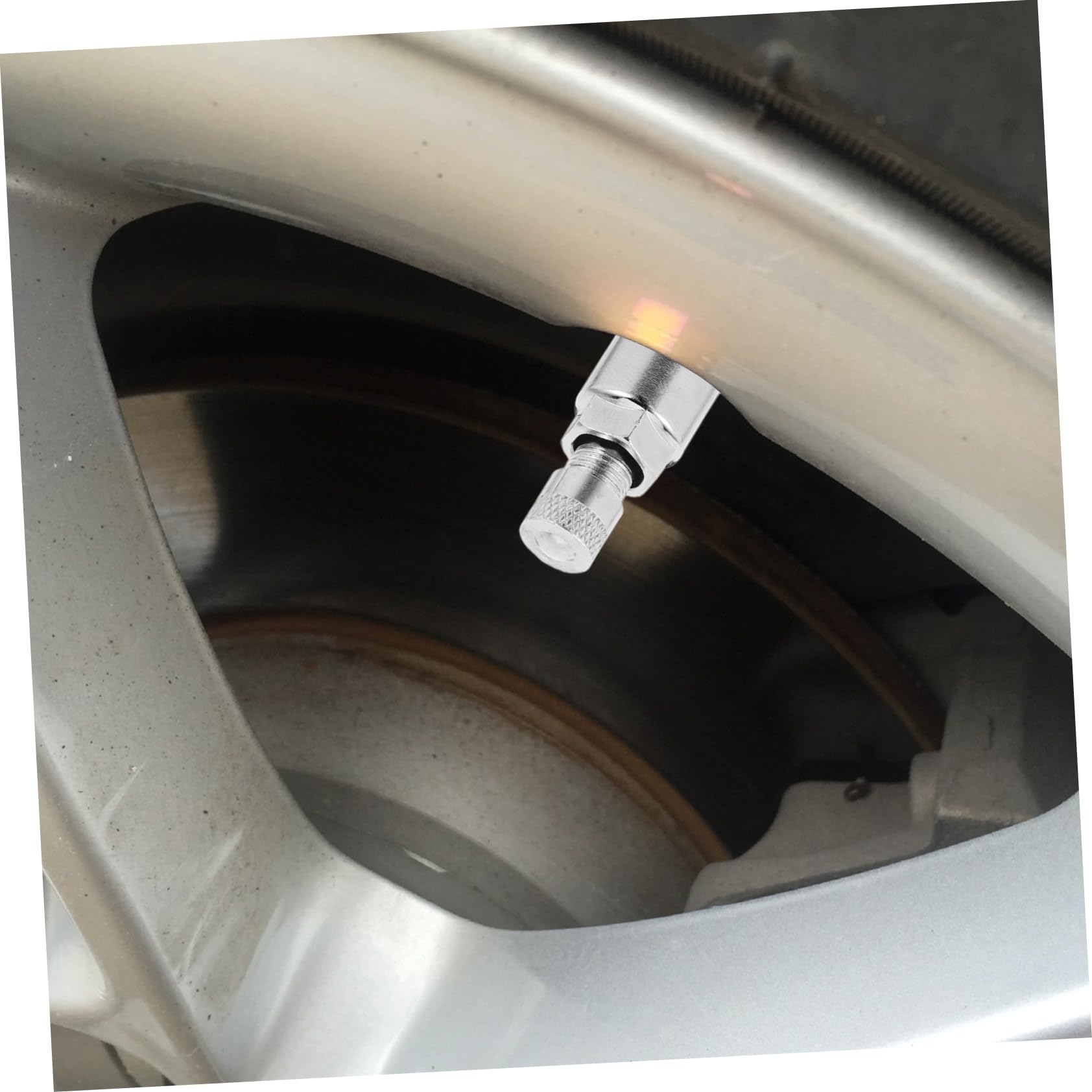 10 Pezzi Valvole per Pneumatici Auto a Vite in Acciaio 45, Stelo Tubeless, Resistenti all'Usura, Anti Perdita d'Aria