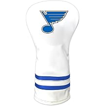 Team Golf NHL Boston Bruins White Vintage Driver Head Cover White Vintage Driver Golf Club Headcover, Form Fitting Design, Retro Design & Superb Quality