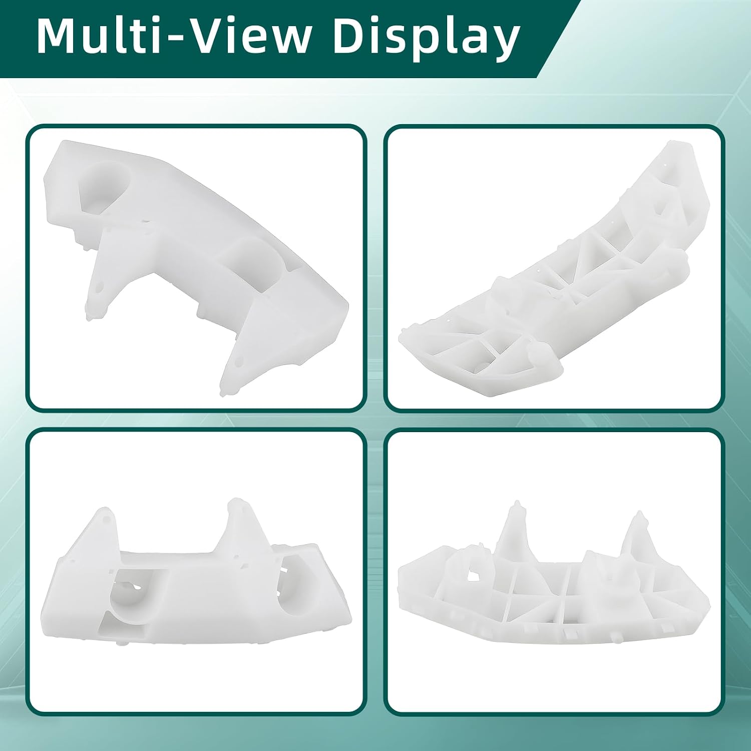 AUTOKAY Bumper Outer Bracket for Infiniti Fx35 FX37 QX70 Front Left & Right Side Replaces 62220-1CA0A 62221-1CA0A, 2pcs