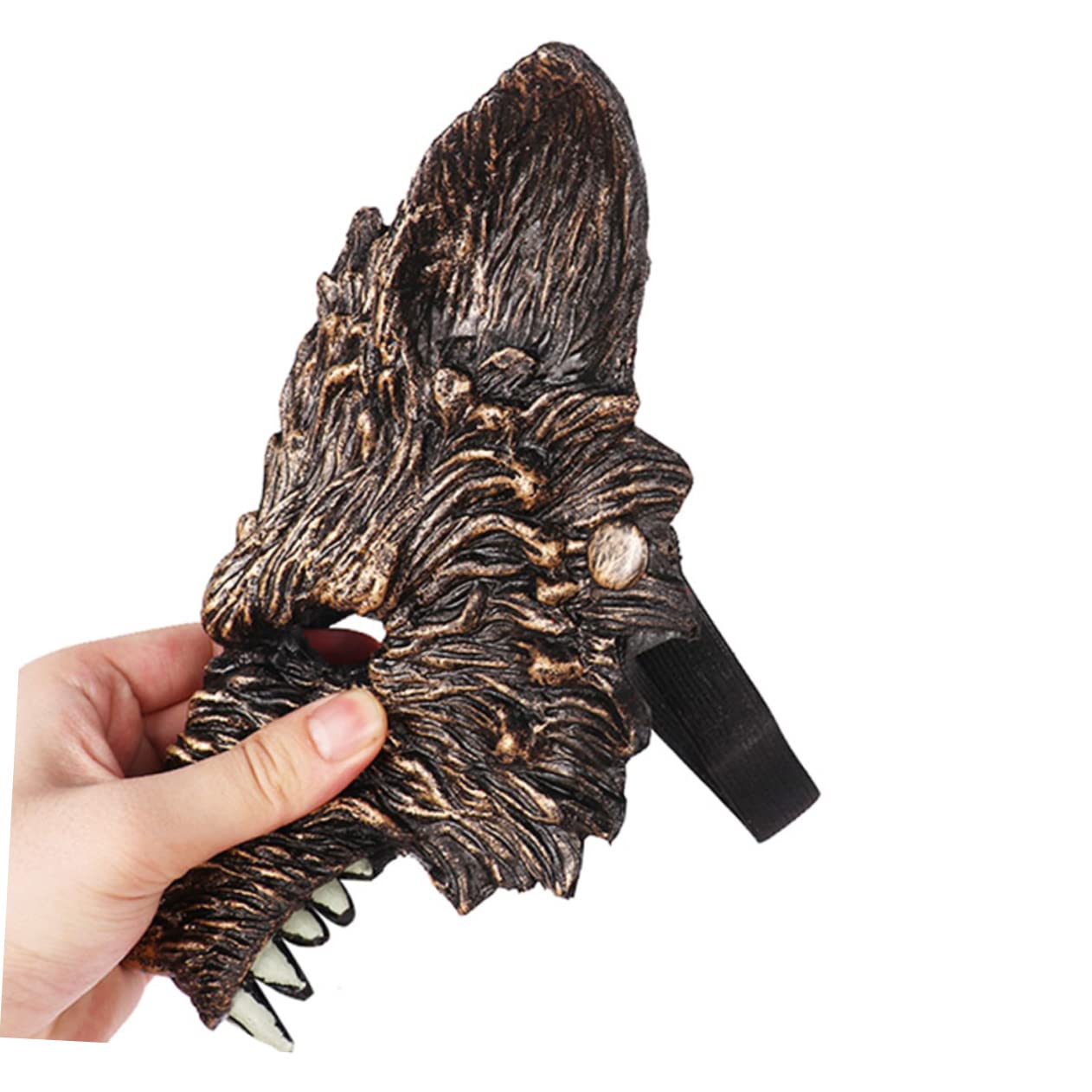 Vaguelly 5pièces Masque De Loup Réaliste Pour Halloween Et Cosplay Accessoire De Fête Déguisement Animaux Pour Carnaval Et Mascarade