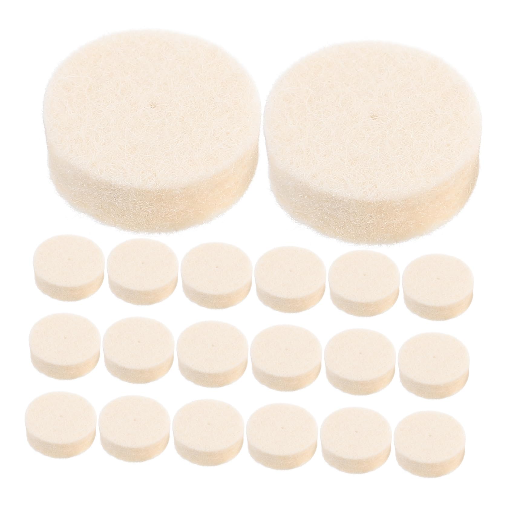 PartyKindom 400 Piezas Conjunto De Esmalte De Kit De Manicura Almohadillas Para Pulir y Pulir Kit De Pulido De Resina Accesorio De Pulido Kit De Pulido De Joyas Lana