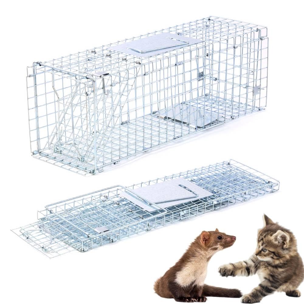 Amazon.co.jp: iimono117 猫 捕獲器 安全 踏み板式 【S/M/L/LL】野良猫