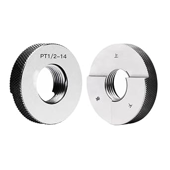 PT Thread Plug Gauge Ring Gauge 60 1/8 1/16 1/2 1/4 3/8 3/4 Measuring ToolRing Gauge,PT 2