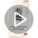Image of Engineered Wood Temple for Home | Corian Design Wooden Pooja Mandir | Dev Ghar Pooja Ghar | Spacious Wooden Temple Unit (Brown, LxWxH-18x18x38 Inch)