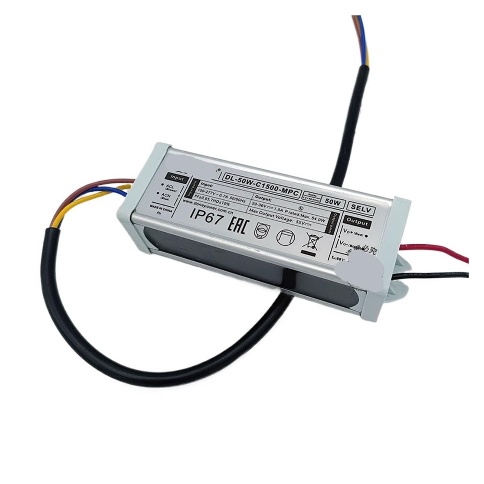 Transformateur LED 50W contre les clignotements de projecteur