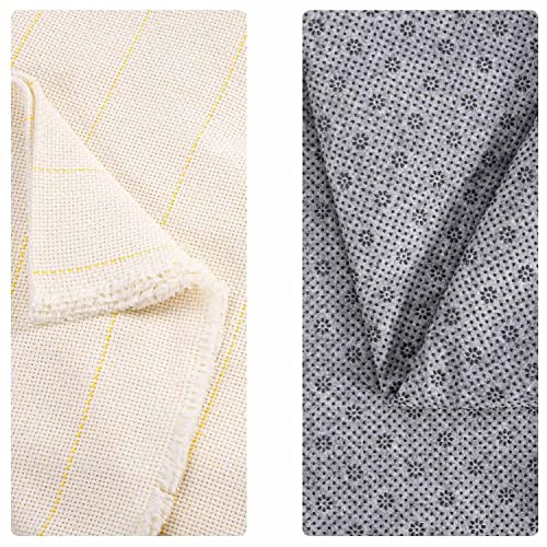 39x59 inch tuftdoek met geel gemarkeerde lijnen, 71x39 inch antislip einddoek, tapijt tuftkit voor tuftpistool, om samen te werken met elektrisch gesneden pool of luspooltapijtpistool - Image 3