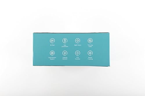 Miniatura 15 de Monitor de bebé BOIFUN con pantalla dividida de 5 pulgadas con 2 cámaras, monitor de bebé WiFi 2K a través de control de pantalla y aplicación,