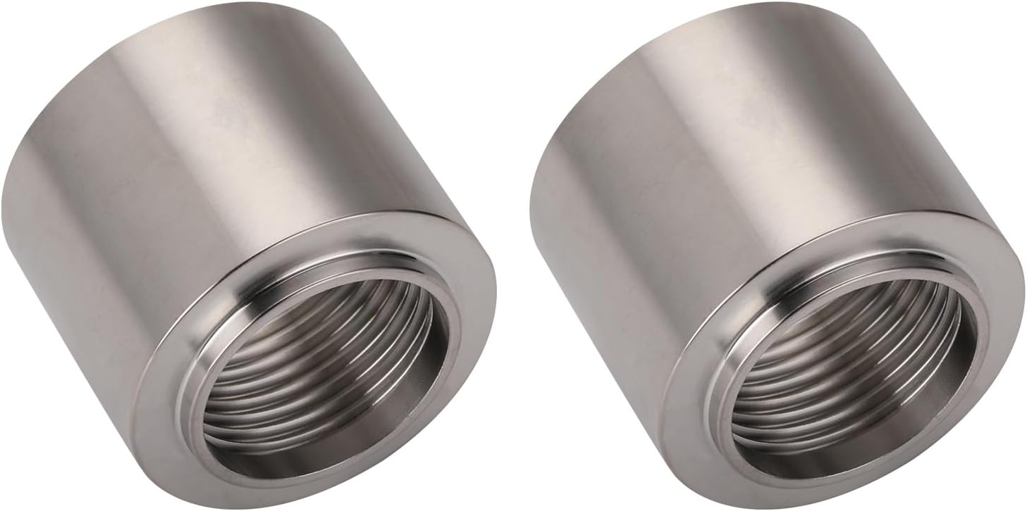 3/4 NPT Female Pipe Thread Stainless Steel Weld On Bung Fitting Adapter 2PCS