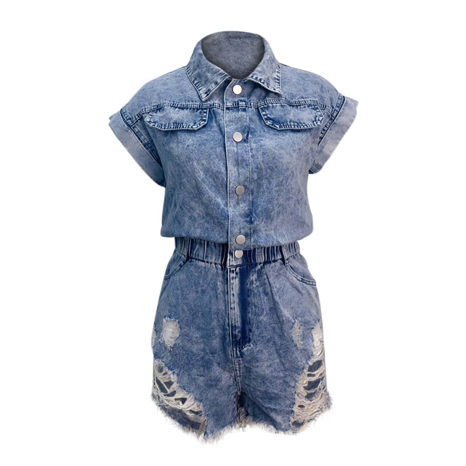 Genérico Mono Deportivo Mujer - Mono Negro Mujer - Mono Informal De Verano con Bolsillo Y Lunares Florales para Mujer Elegante Y Cómodo para Usar Todo El Día