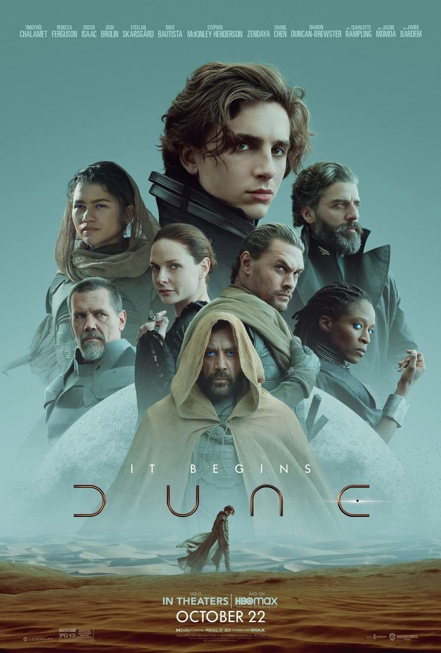 Movie Poster DUNE 2 Sided ORIGINAL RATED 27x40 TIMOTHEE CHALAMET ZENDAYA