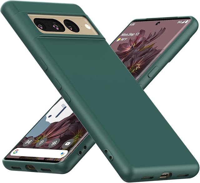 Cresee Case for Google Pixel 7 Pro (Not for Pixel 7) Thin TPU Cover Soft Interior Slim Fit Flexible Phone Case for Pixel 7 Pro (2022) Green