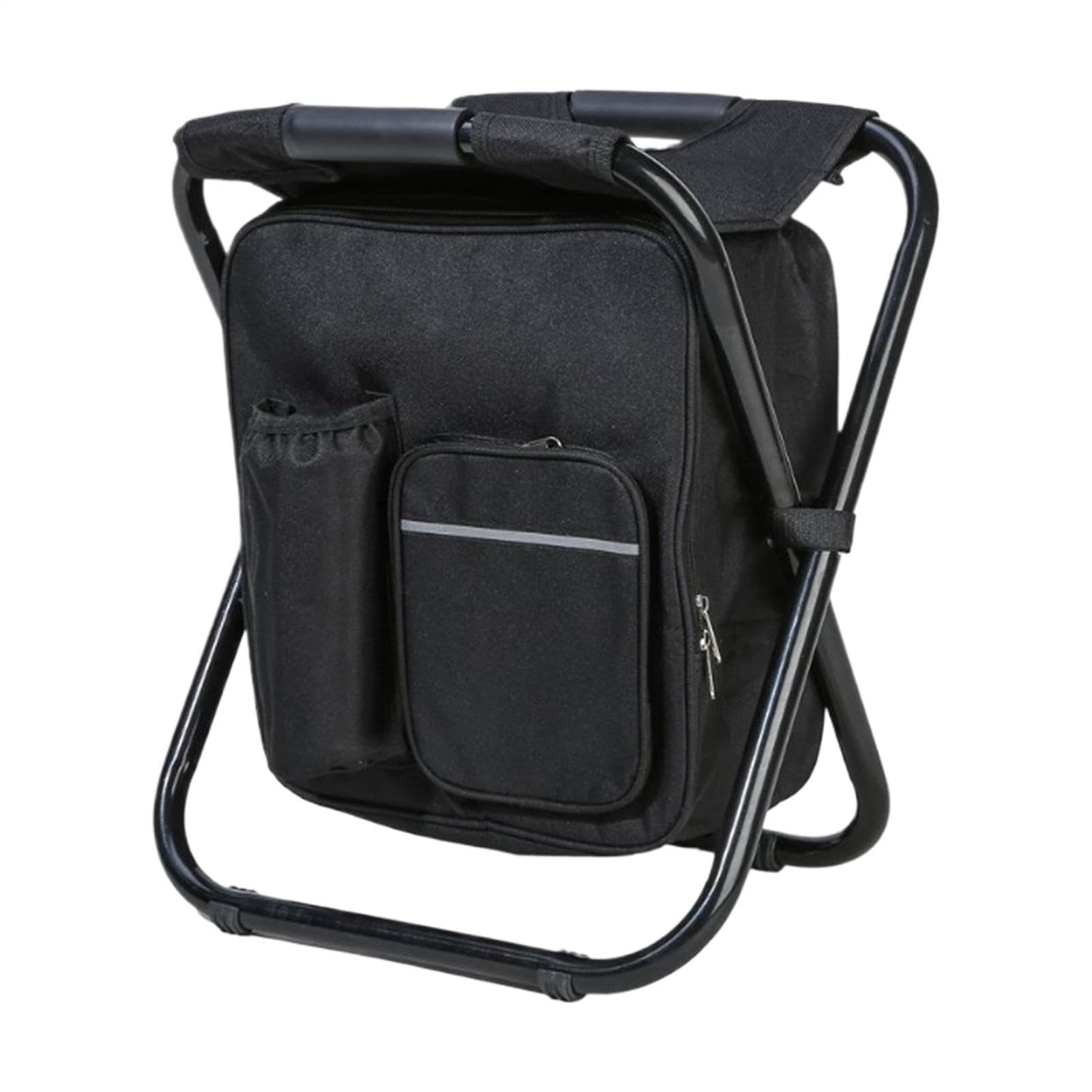 Sgabello Pieghevole Portatile per Campeggio Sgabello Pieghevole Portatile | Sedia Da Trekking Con Zaino Per Escursioni per Viaggi, Escursionismo, Pesca, Spiaggia, Giardino e Balc