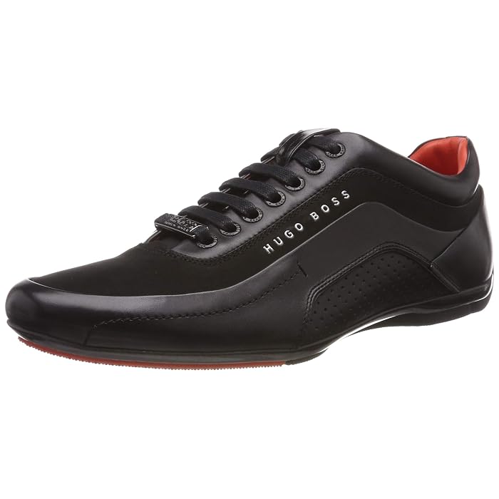 Buy BOSS Men's HB Racing Trainers Black 
