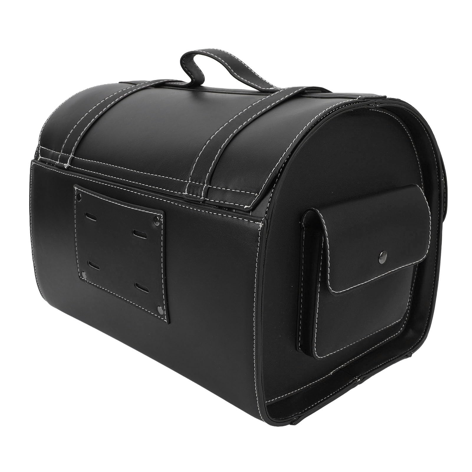 Tbest Heckbeutel Wasserfest 29,5 L Heck -Trunk -Gepäck mit Kombinationschloss für Scooter -Elektrofahrzeuge, Stilvolles Design (BLACK)