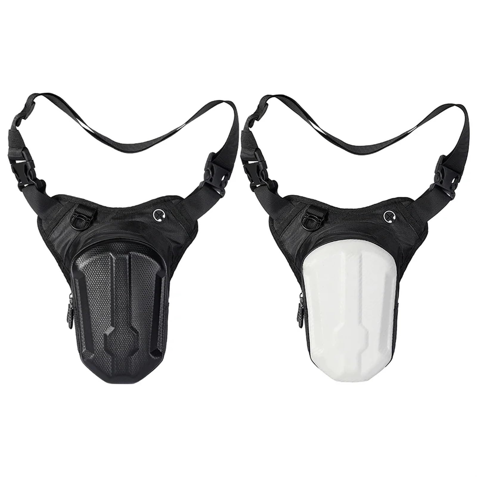 Bolsa Lateral for Pierna de Motocicleta, Impermeable, riñonera for, Bolso Multifuncional for teléfono móvil for Andar en Bicicleta(Black)