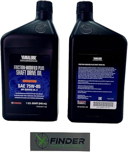 Miniatura 2 de Yamaha Original OEM Yamalube ACC-SHAFT-PL-32 Aceite de engranaje de transmisión de eje modificado por fricción Plus - Yamalube OEM - Botella de 2