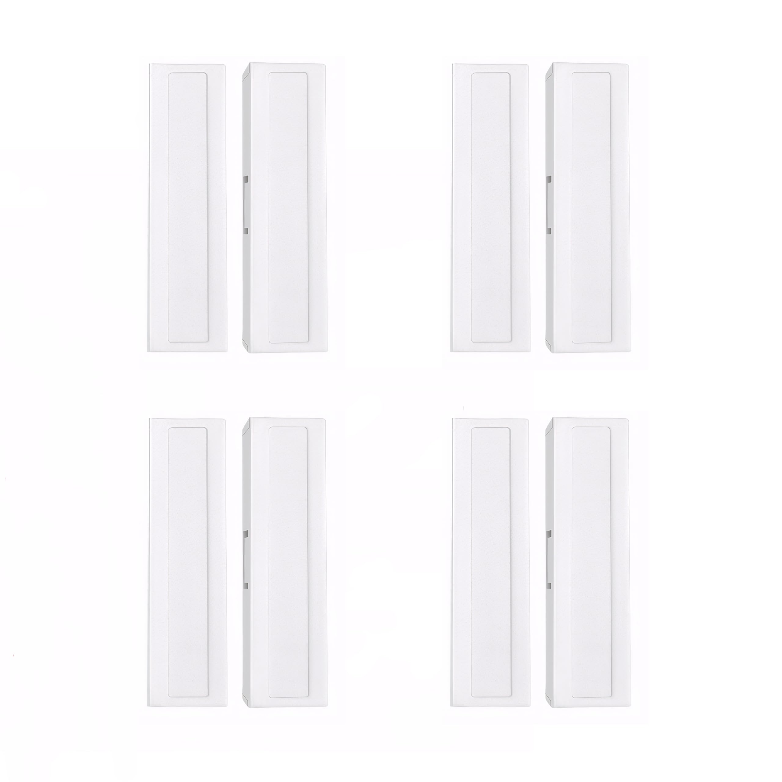 Lancoon 4 Pack Magnetic Contact Sensor Detector NC Applications Door Window Contact Magnetic Reed Switch Surface-Mounted for Home Garage Warehouse Security Alarm System
