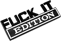 Vista 7 de Calcomanía de Emblema Edición Fuck IT, Insignia Adhesivo Calcomanía 3D para Guardabarros Parachoques Capó Maletero Puerta del Coche, Accesorios