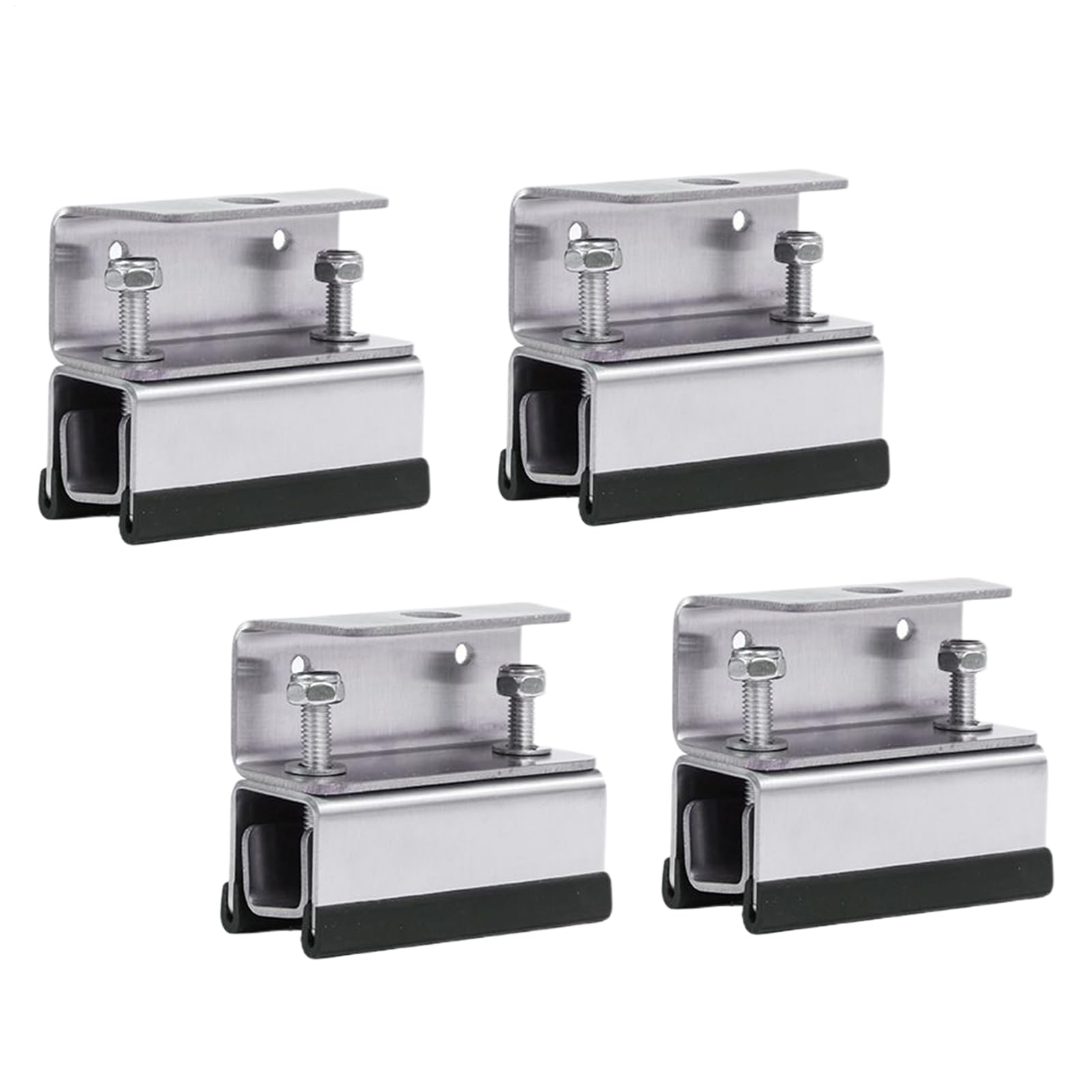 Soportes De Montaje Para Paneles Solares Kit de 4 Soportes de Montaje para | Estructura Resistente En Acero Inoxidable Para Camping, Yates, Techo De Autocaravana Y Remolques
