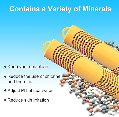 Miniatura 4 de SPA - Piezas de palo mineral con 4 meses de vida útil universal para bañera de hidromasaje y piscina (amarillo, paquete de 6)