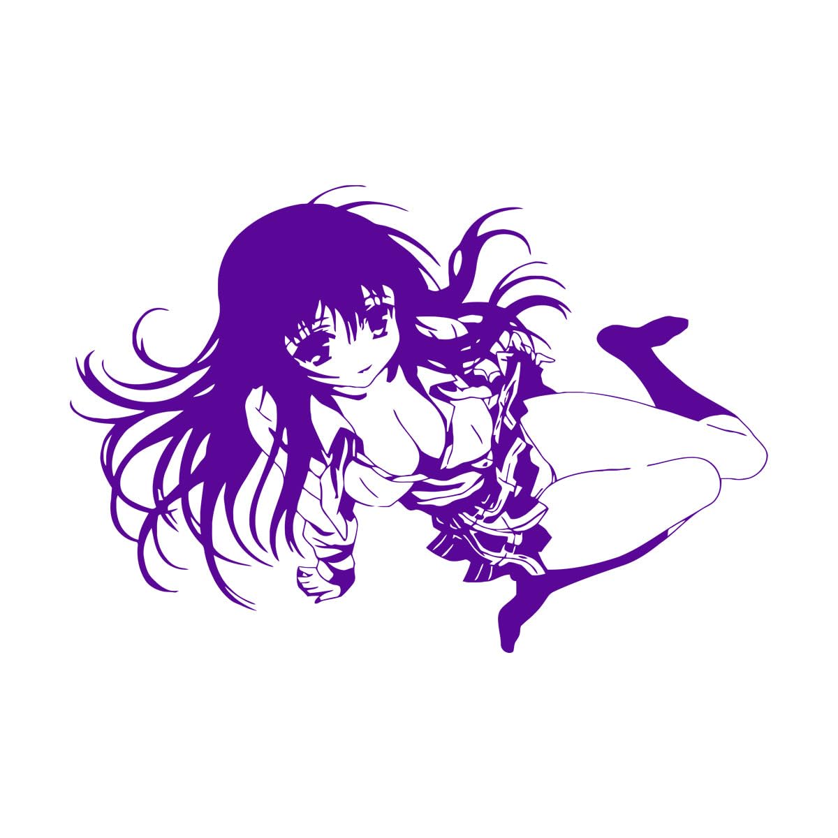 Anime Fashion Wall Decal Manga Vinyl Decals Teen Room Decor for Boys Removable Home Decorations Bedroom Wallpaper Extra Large - 95x142cm