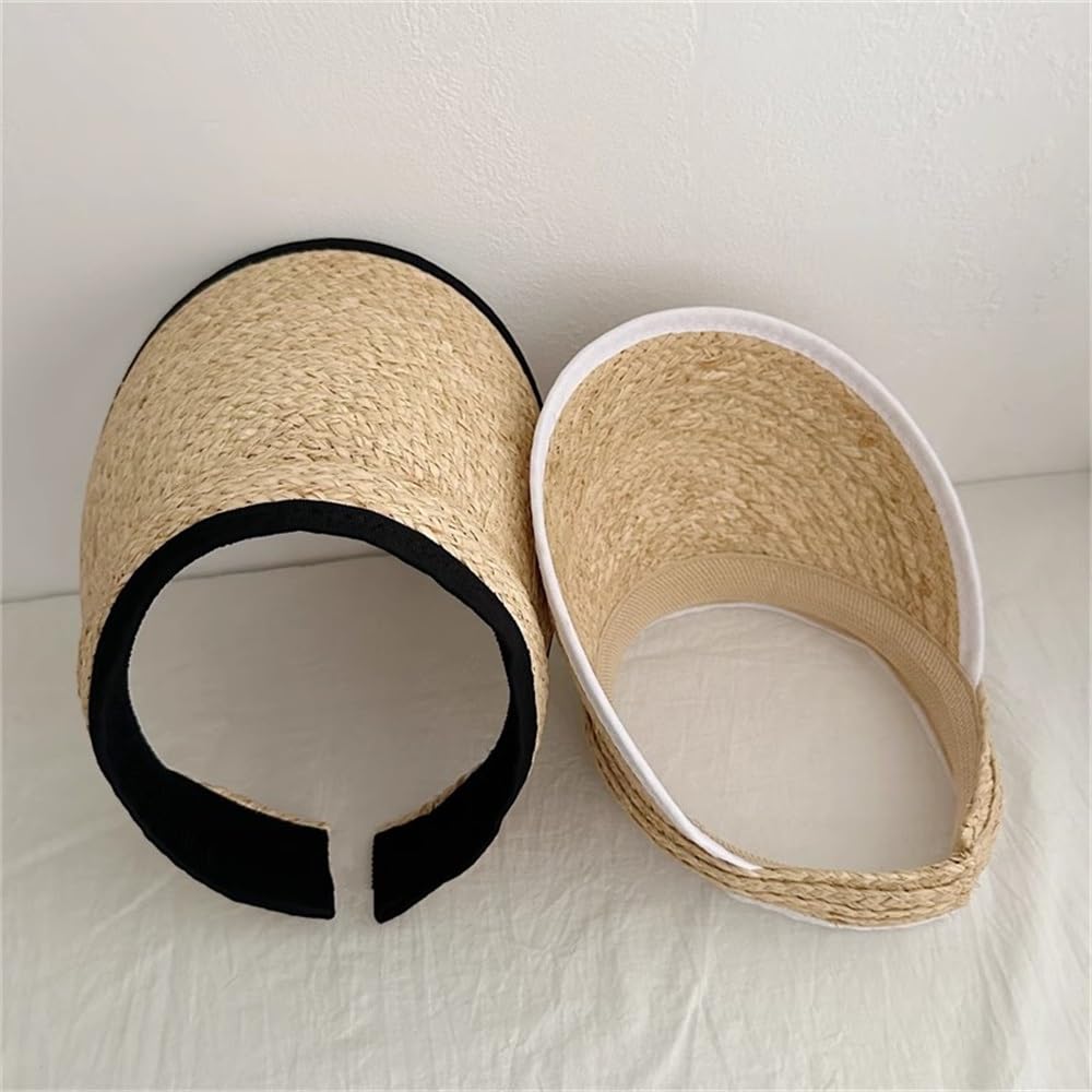 Sonnenvisor Damen Strandkappe Damen Sommer Sonnenhut Outdoor für Angeln, Laufen