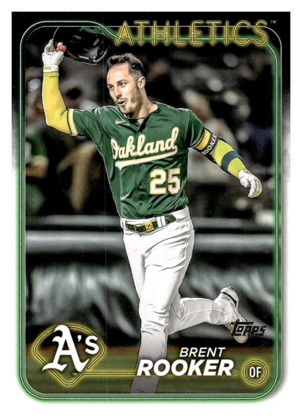Amazon.com: Brent Rooker 2024 Topps #186 NM-MT Baseball Athletics