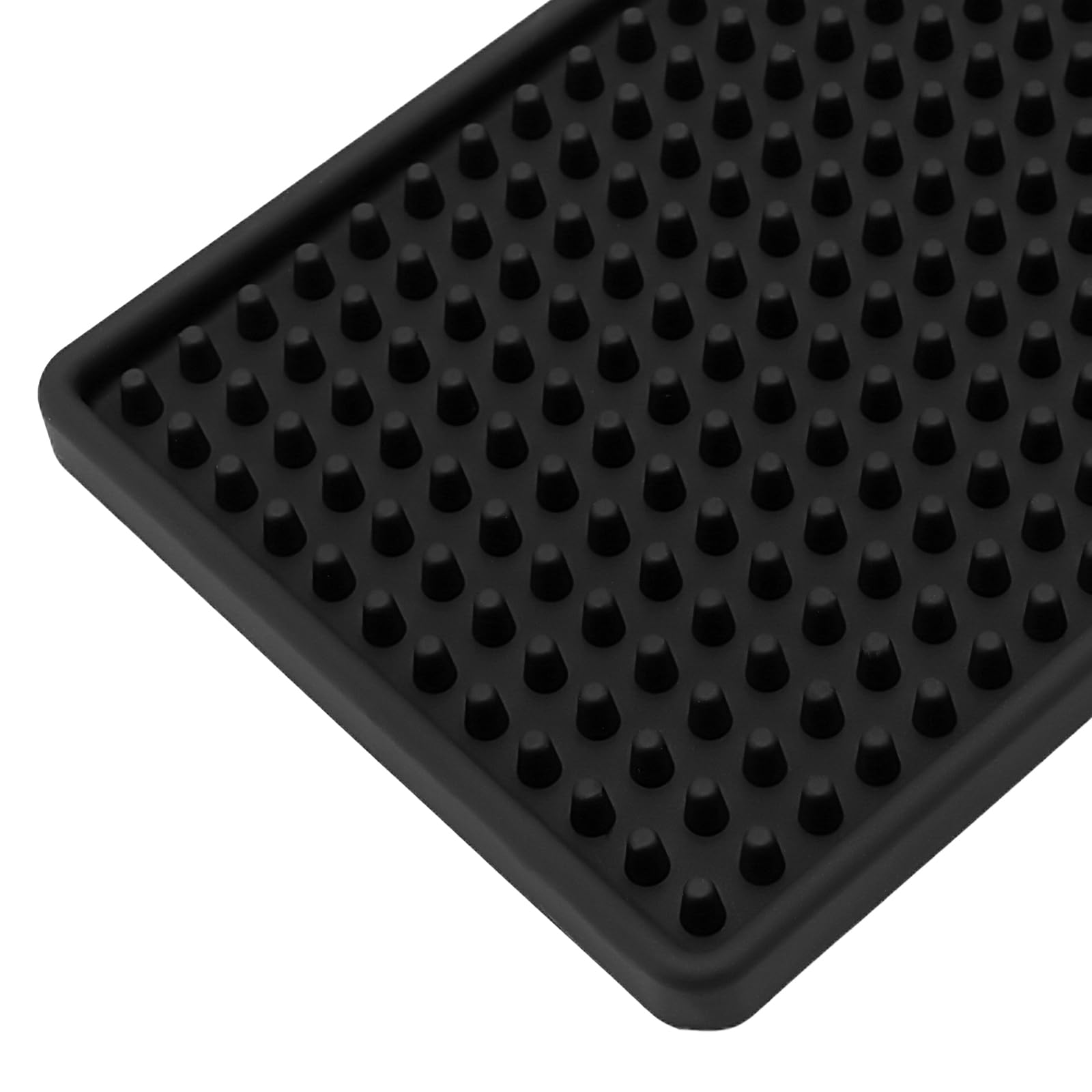 FUNSUEI 5 PCS 4 x 24 Inch Black Rubber Bar Mats, Rubber Bar Service Spill Mat, Non Slip Bar Top Mat, PVC Bar Mixing Drink Pad for Home Kitchen, Pubs, Restaurants (Pack of 2) — Amazon image 3